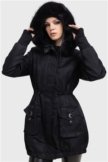 KILLSTAR Eclipse Parka Jacket [BLACK]