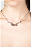 KILLSTAR Cicada Curse Choker Necklace [SILVER]