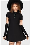 KILLSTAR Lil Vampurr Collar Dress [BLACK]