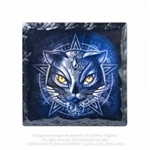 Alchemy Gothic - Sacred Cat Slate Coaster