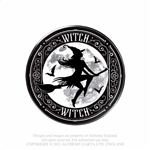 Alchemy Gothic Ceramic Coaster - WITCH