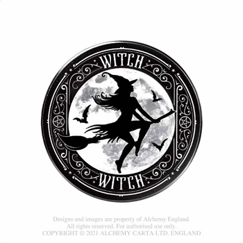 Alchemy Gothic Ceramic Coaster - WITCH