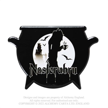 Alchemy Gothic Nosferabru Cauldron-Shaped Ceramic Coaster