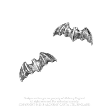 Alchemy Gothic Bat-Studs  Earrings