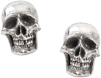 Alchemy Gothic - Mortuarium Pewter Earrings