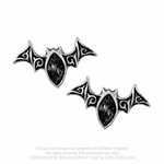Alchemy Gothic - Viennese Nights Pewter Studs Earrings