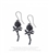 Alchemy Gothic Romance of the Black Rose Earrings