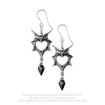 Alchemy Gothic Love Bats Earrings