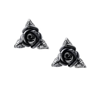 Alchemy Gothic Ring O' Roses Studs Earrings