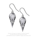 Alchemy Gothic Coeur Crane Earrings