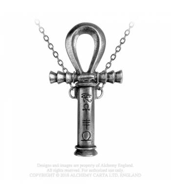 Alchemy Gothic Ankh of the Dead Pendant Necklace