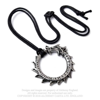 Alchemy Gothic Jormungand Pewter Pendant