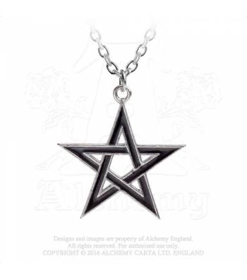 Alchemy Gothic Black Star Pendant