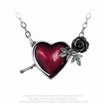 Alchemy Gothic Wounded By Love Pendant