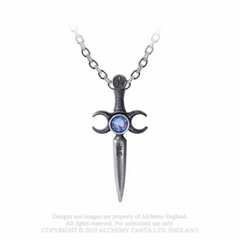 Alchemy Gothic - Athame  Pewter Pendant