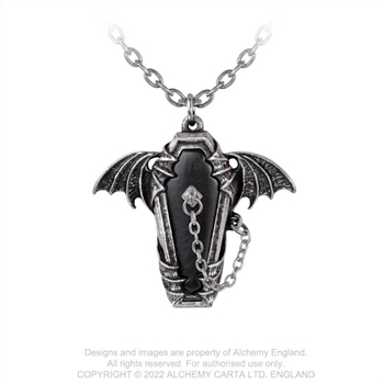 Alchemy Gothic Eternal Sleep Pendant Necklace
