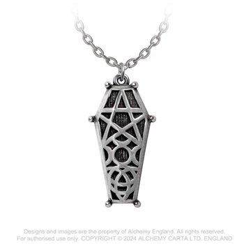 Hex Coffin Pendant