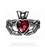 Alchemy Gothic Claddagh By Night Ring