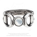 Alchemy Gothic Triple Goddess Ring