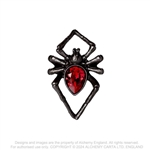 ALCHEMY GOTHIC Black Widow Spider Ring