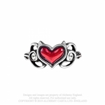 Alchemy Gothic Little Devil Heart Ring