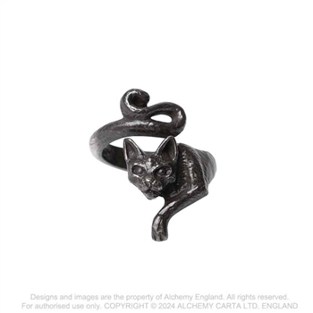 Alchemy Gothic Le Chat Noir Rings