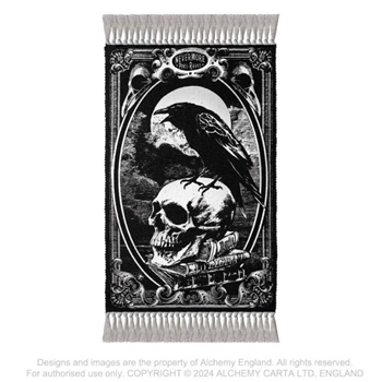 ALCHEMY GOTHIC Poe's Raven Rug Mat