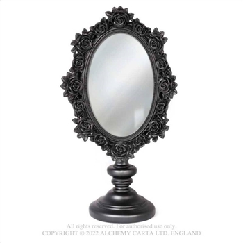Alchemy Gothic Black Rose Dressing Table Mirror