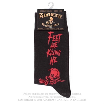 Alchemy Gothic Feet Are Killing Me Socks