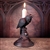 Alchemy Gothic Poe's Raven Candle Stick Holder [BLACK]