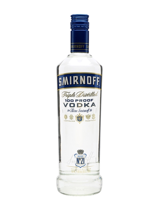 Smirnoff Blue Vodka 100 Proof