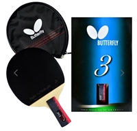 Butterfly 302 Chinese Pen Hold Table Tennis Paddle