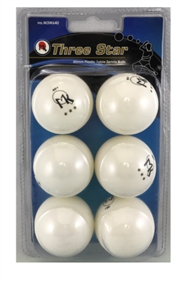 Butterfly MK 3-star Table Tennis Balls