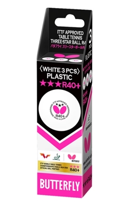 Butterfly R40+ 3-star Table Tennis Ball