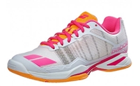 Babolat Jet Team All Court Women's Tennis Shoes White/Orange/Pink