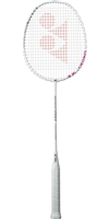 Yonex new trainning racket for player who want heavy weight badminton racket for play. The Iosmetric TR1 is wegithed 118gr vs 3U(80-85gr) Its added weight help player to training arm muscle to achieved powerful smash and other stroke. Special head cover h