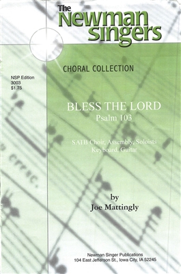 BLESS THE LORD - choral, keyboard, guitar