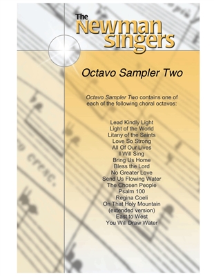 OCTAVO SAMPLER 2 - choral, keyboard, guitar