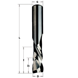3/8" Solid Carbide Upcut & Downcut Spiral