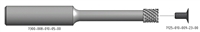 CTX170000 - Solid carbide knife with thread, AWAC3-coated - 10mm Cut Dia