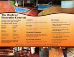Glossy Tri-fold Decorative Concrete Brochures (qty. 1000)