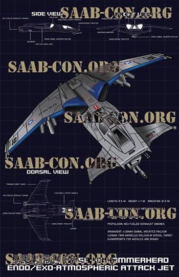 S:AAB Hammerhead Mini Poster  11" x 17"