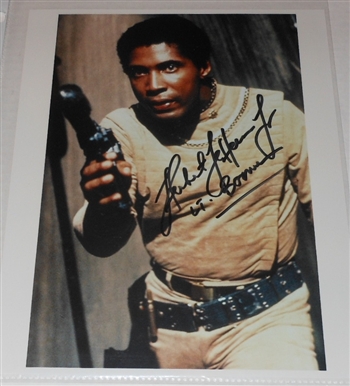 Battlestar Galactica Autograph - Herb Jefferson Jr