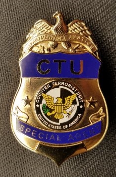 CTU - COUNTER TERRORISM UNIT 24 BADGE