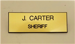 Eureka Sheriff's Shirt Nameplate