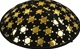 Gold Foil Star of David Embossed Kippot (GI92) - With Custom Imprinting
