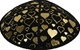 Hearts of Gold Foil Embossed Kippot (GL95) - With Custom Imprinting