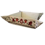 Embroidered Folding Basket