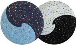 Speckled Swirl Kippah