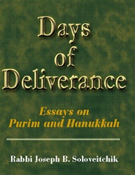 Days of Deliverance: Essays on Purim and Hanukkah